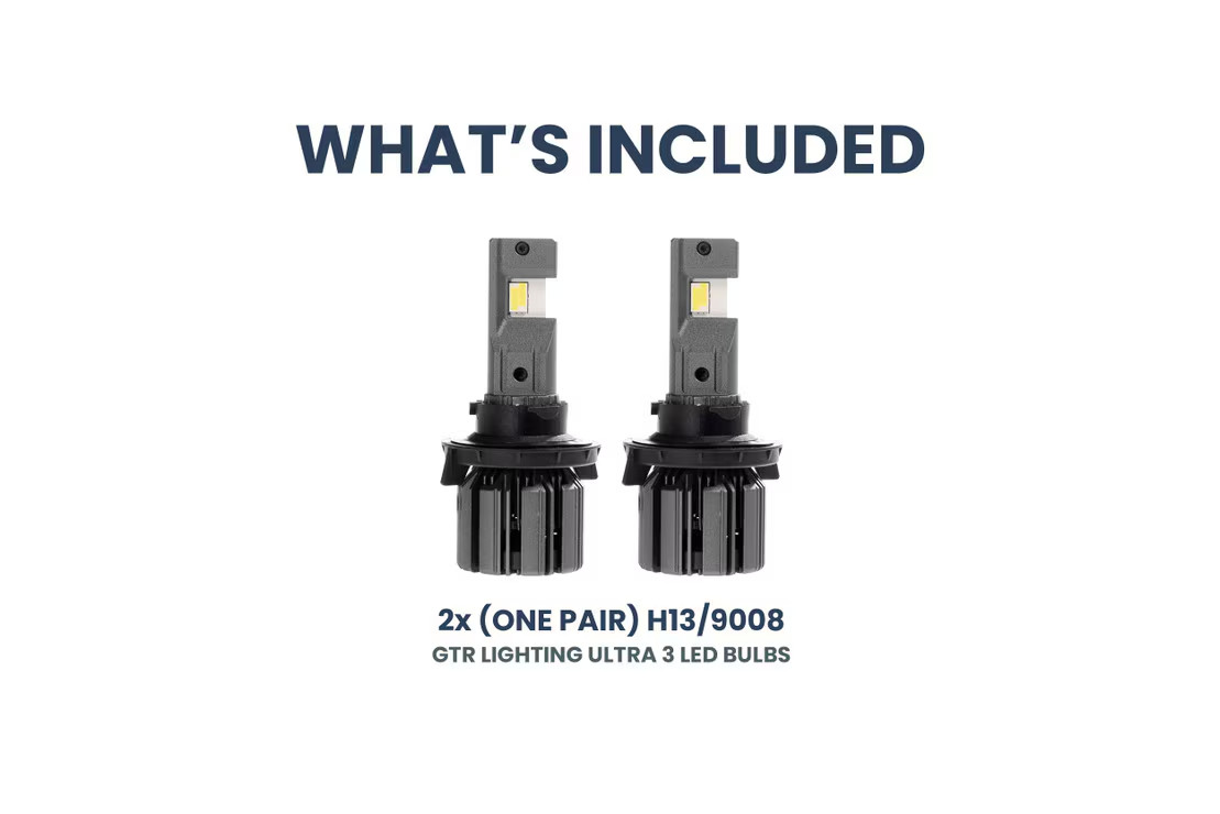 GTR Lighting Ultra 3 H13 LED Bulb ( one Pair ) lifetime warranty
