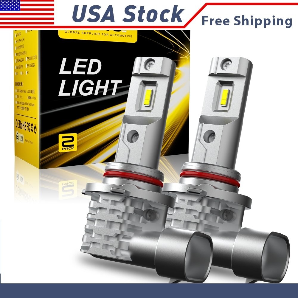 9005/HB3 Bright White LED Headlight Kit Fog Light Bulbs High & Low Beam 2/4x P
