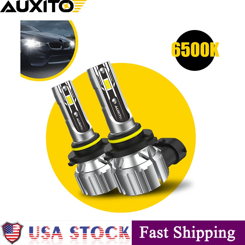 AUXITO 9006 LED Headlight Fog Bulbs White Low Beam Conversion Kit 20000LM Bright