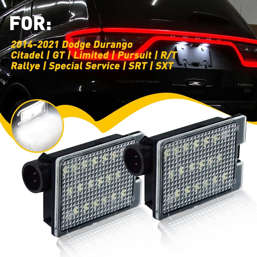 2x LED License Plate Light Lamp SET „SUPER BRIGHT“ For 2014-2021 Dodge Durango