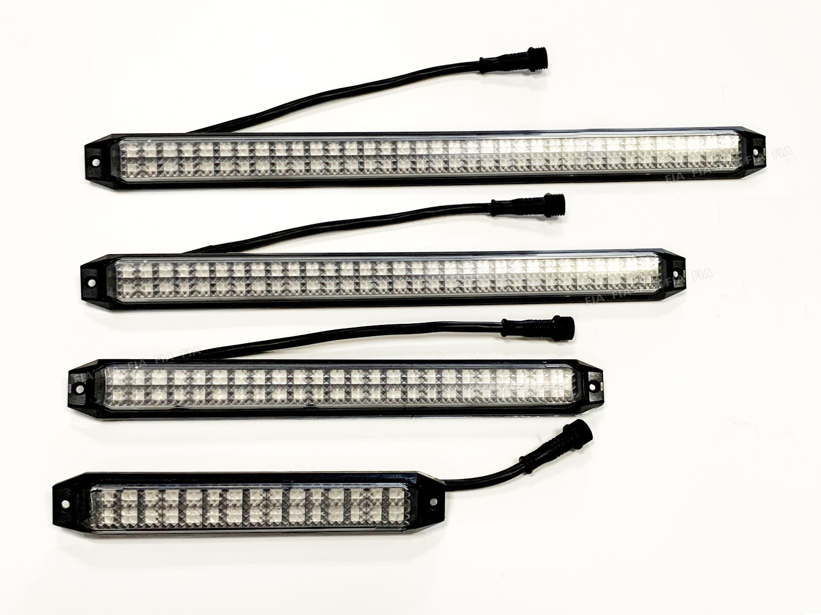 6“ 9“ 11“ 14“ White Yellow LED Car Front Grille Lights Running/Turn Signal
