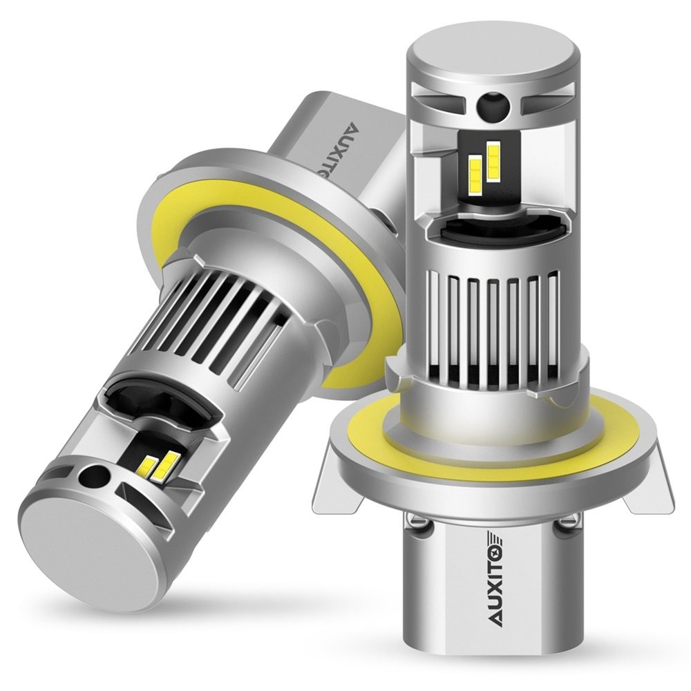AUXITO H13 9008 White 72000LM LED Headlight Bulbs High Low Beam Canbus 2-20X