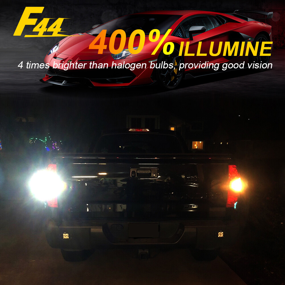 7443 7440 7441 LED Back Up Reverse Light Bulbs Xenon White 6000K Canbus 2pcs