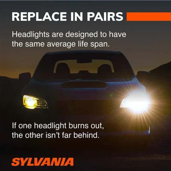 Brand New Sylvania H7 SilverStar High Performance Halogen Headlight Two Pack