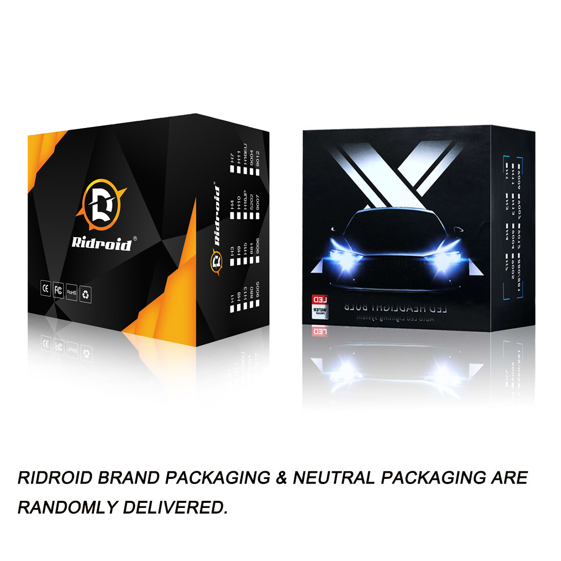 9145 9140 H10 Mini Ultra-light 9005 LED Headlight Fog Bulbs 1600W 260000LM