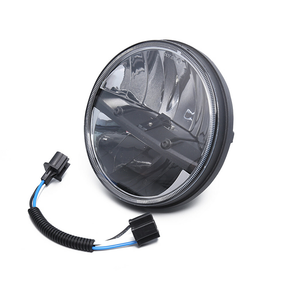 Pair DOT 7″ Inch Round LED Headlights Hi-Lo Beam For Jeep Wrangler JK TJ CJ LJ