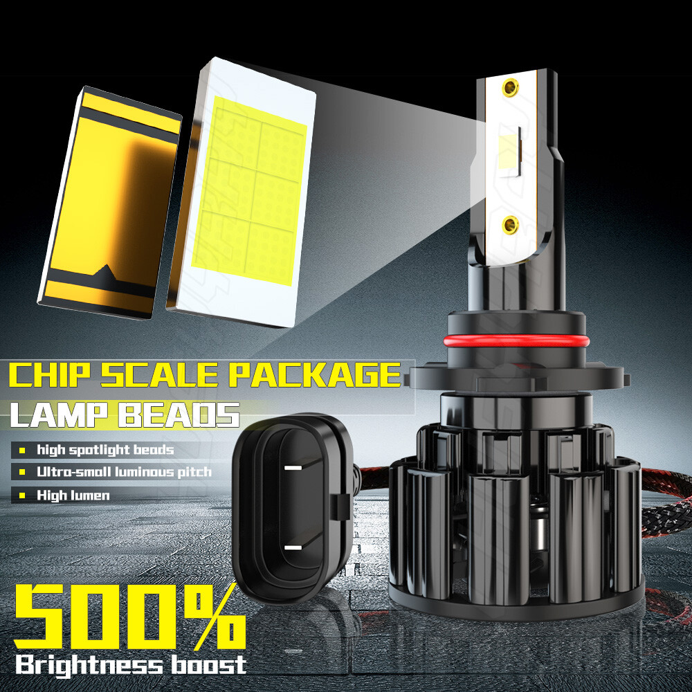 CSP 9005 9006 Combo LED Headlight Kit Hi-Low Beam Bulbs Bright White 720000LM