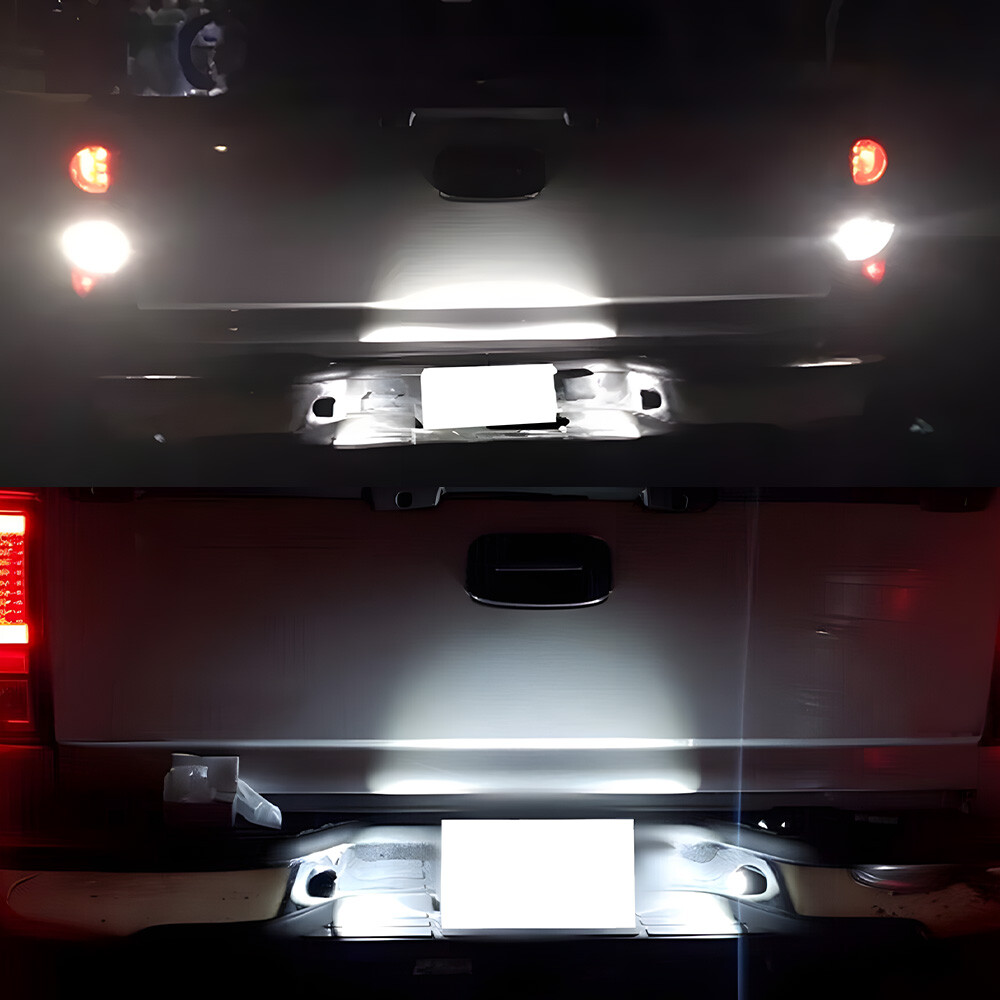 Chrome LED License Housing Plate For Lights Chevy Silverado 1500 3500 2500 99-13