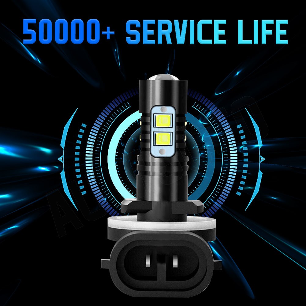 6000K White LED Headlight Hi/Lo Beam Fog Light Kit For Chevrolet S10 1998-2004
