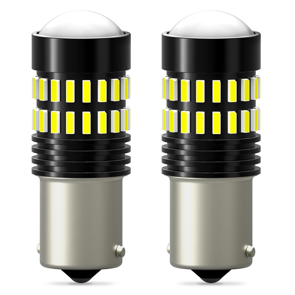 AUXITO 1156 BA15S P21W LED 6000K Bulbs Reverse Brake Light Error Free CANBUS 2X