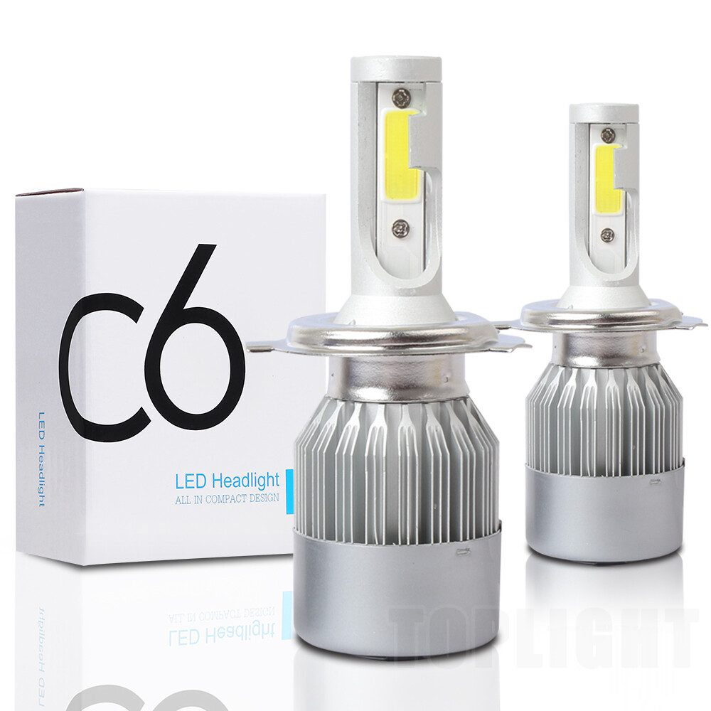 H4/HB2/9003 LED Headlight Kit Bulbs Replace Lamp High/Lo Beam 120W 16000LM 6000K