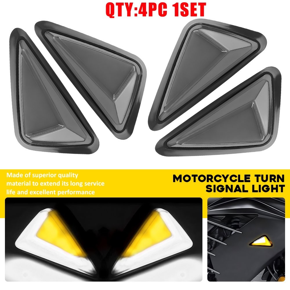 Indicator Turn Signal Light Smoke Flush Mount Blinker fit Yamaha YZF R1 R6 4-20X
