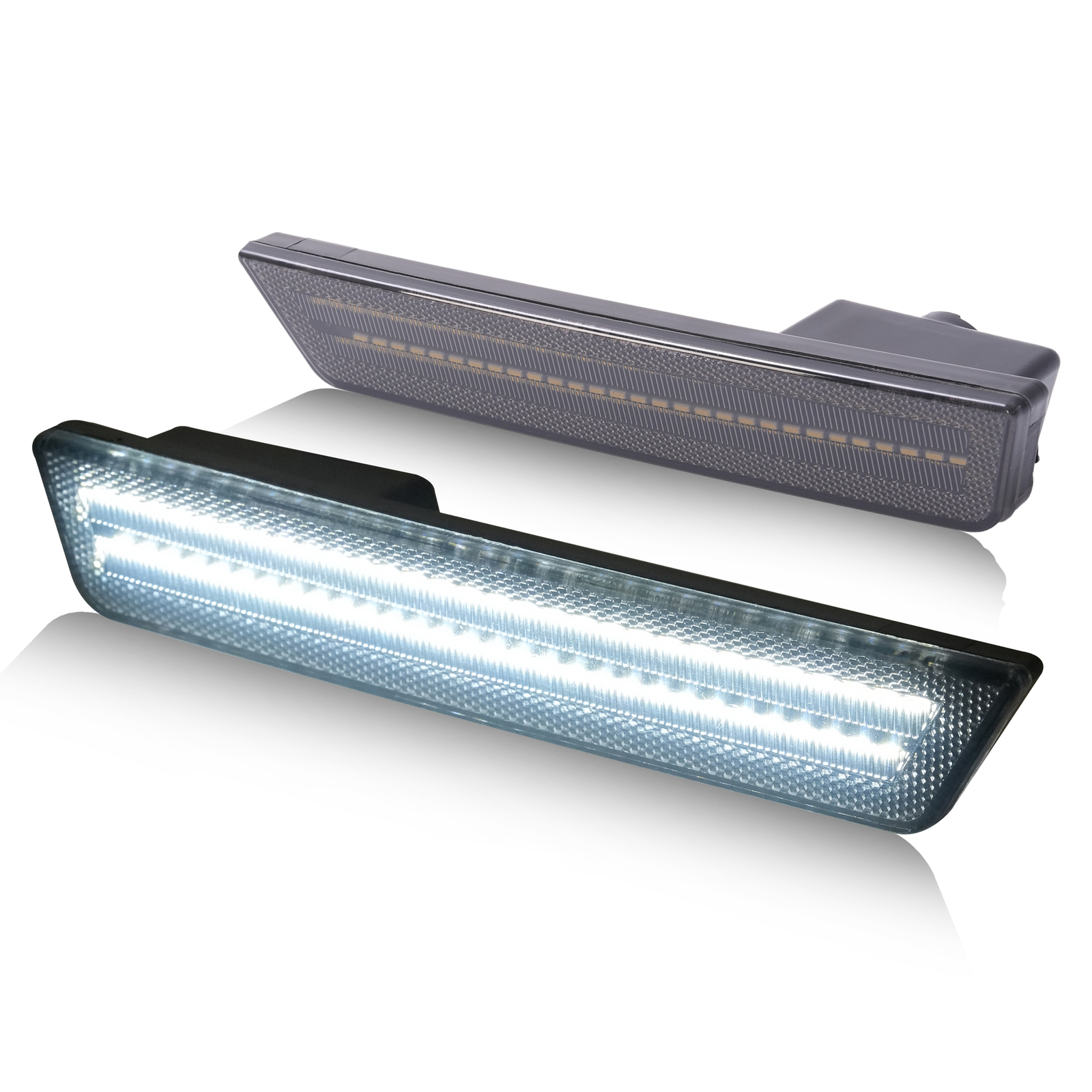 White Rear Side Marker Lights For Dodge Challenger 2008-14 & Dodge Charger 11-14