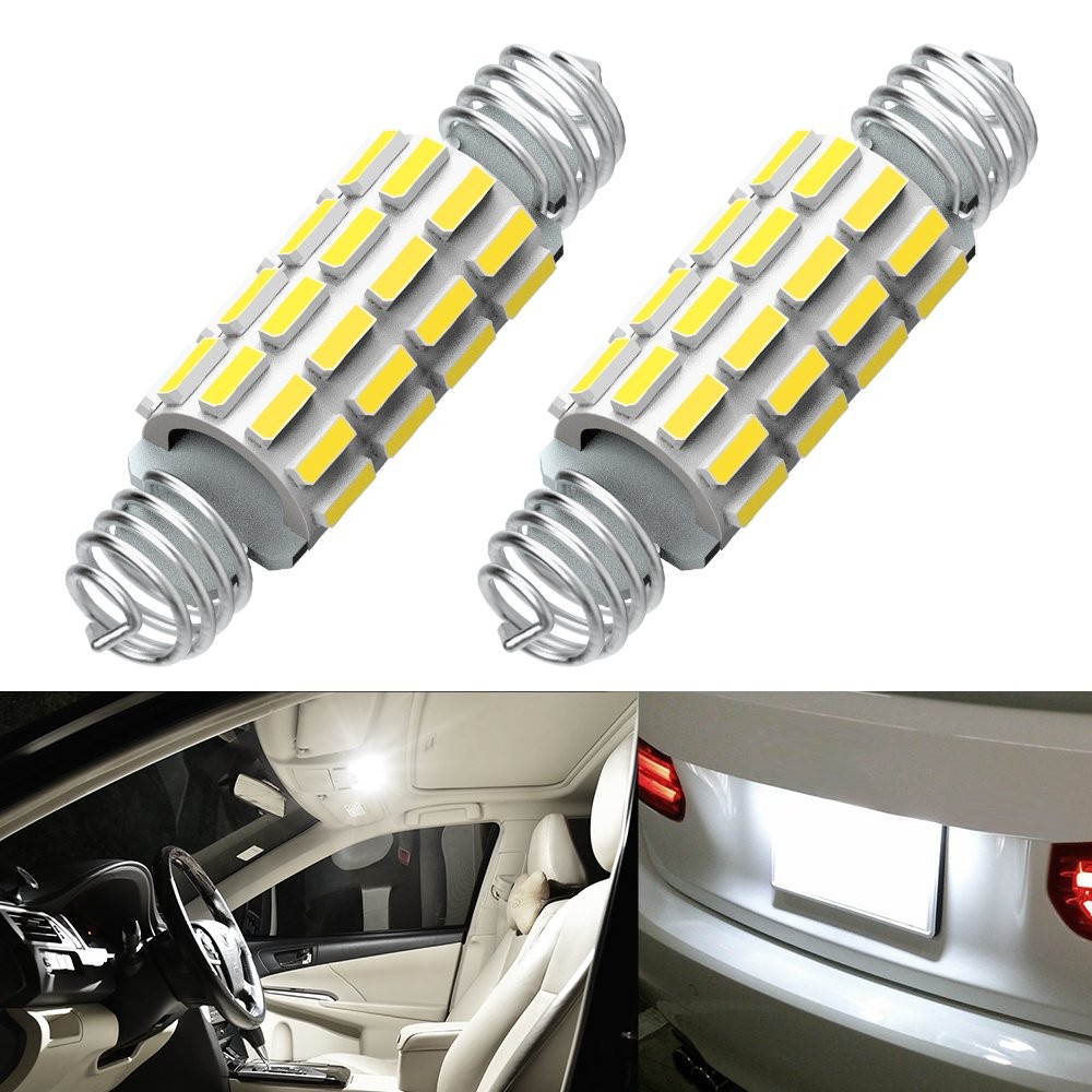 AUXITO 39MM-42MM 578 211-2 LED Interior Bulb Dome Map Light 6500K White 1000LM
