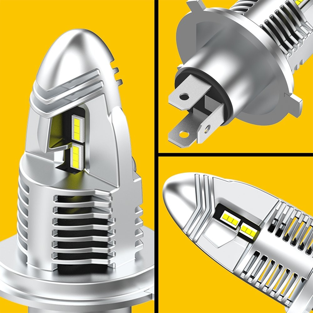 H4 9003 LED White Headlight Bulbs High Low Beam High Power 30000LM CANbus A
