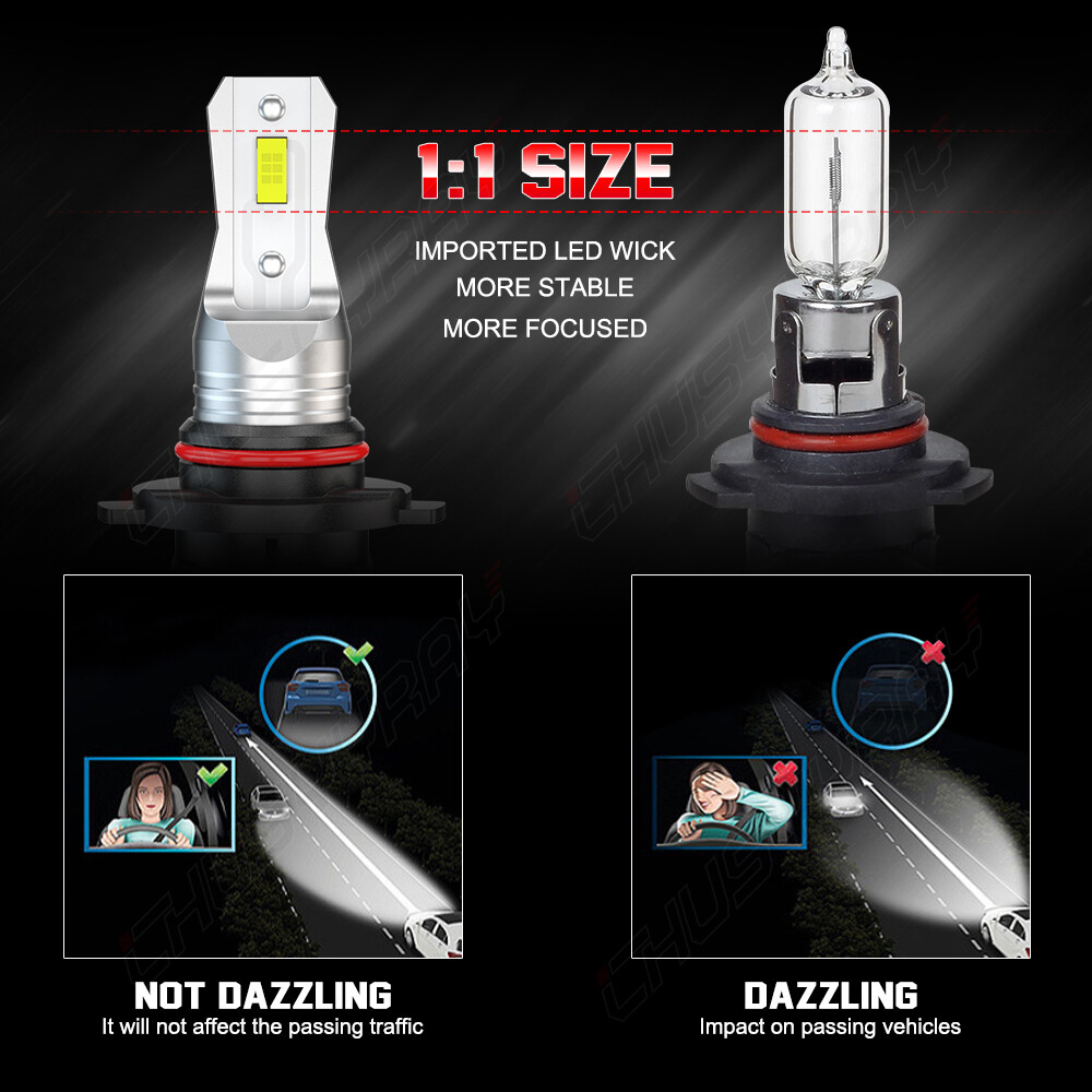 For Mazda CX-3 2016-2019 LED Headlight Bulbs High & Low Beam Combo Kit 6000K A+
