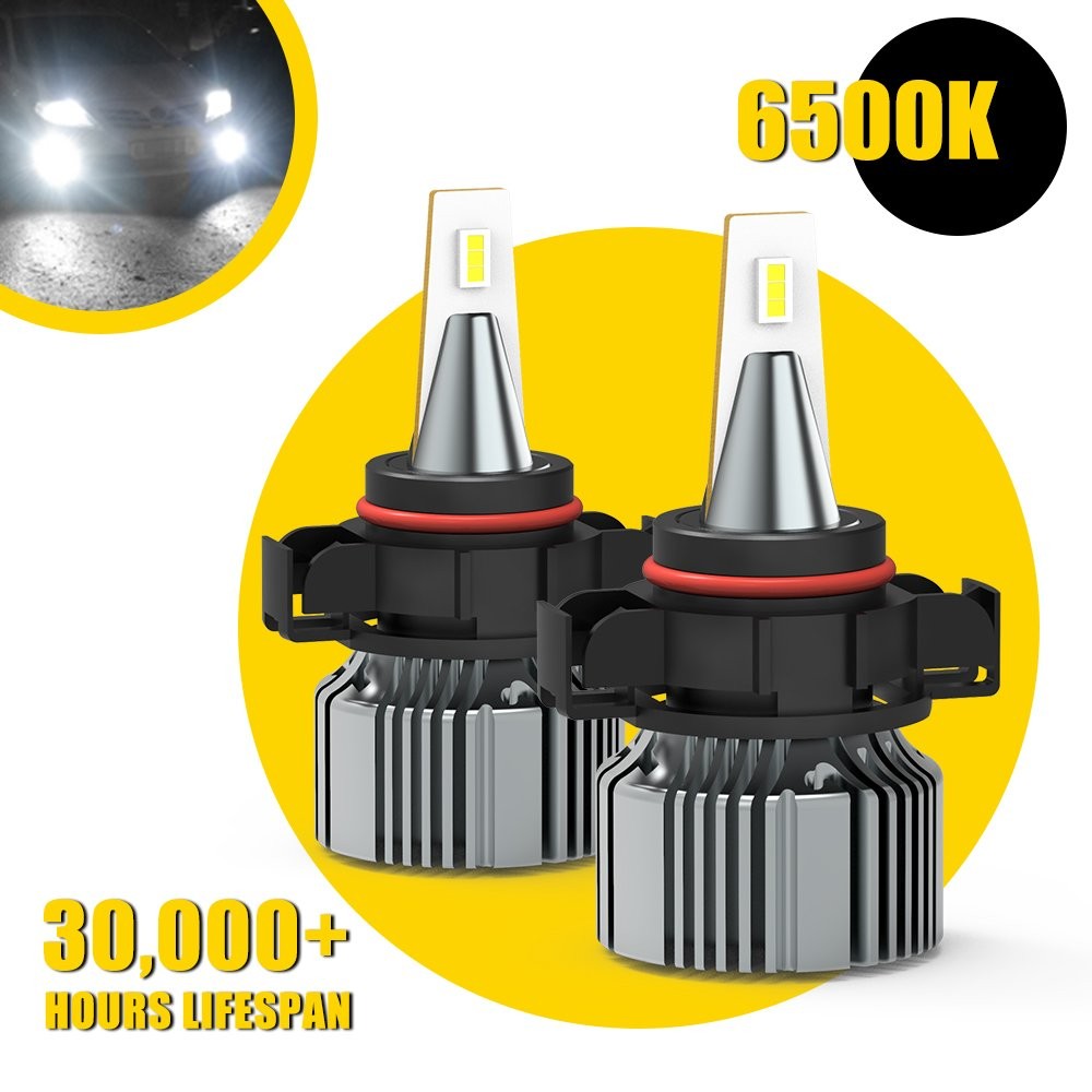 AUXITO Amber/White LED 5202 5201 H16 Fog Light Daytime Running Light 4000LM 28W