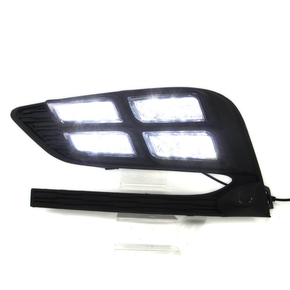 LED DRL Fog Lamp Daytime Running Light for Chevrolet Cruze 2016 2017 2018 W Turn