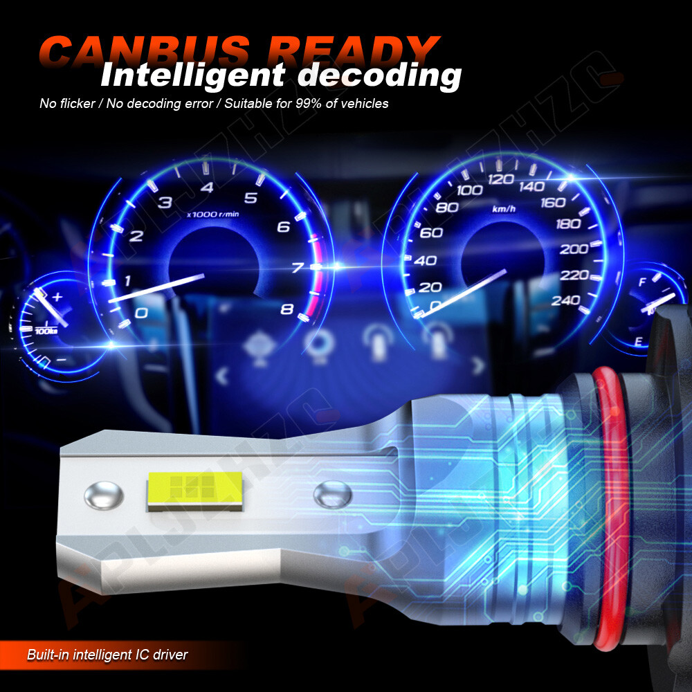 Combo LED Headlight Hi/Lo + Fog Light +Turn Signal Bulbs For 2004-2014 Ford F150