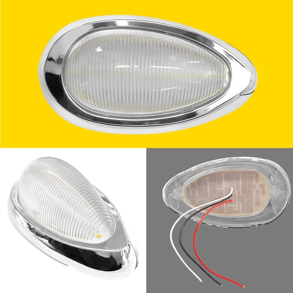 Fit Freightliner Truck Amber LED Clearance Identification Light Clear Lens 2-20x