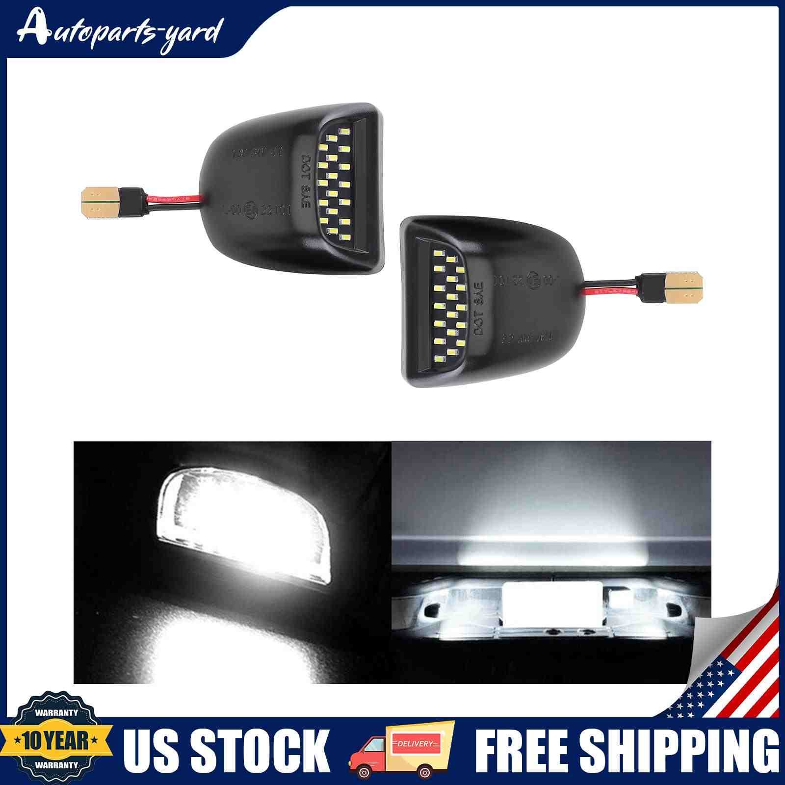 2x New Car License Plate Light Fit For Chevrolet Pickup Truck US Stock