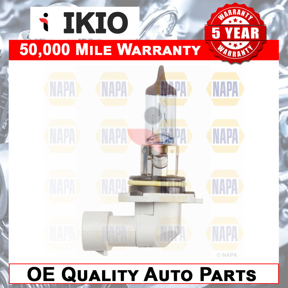 Fits VW Toyota BMW + Other Models Headlight Bulb Front Ikio