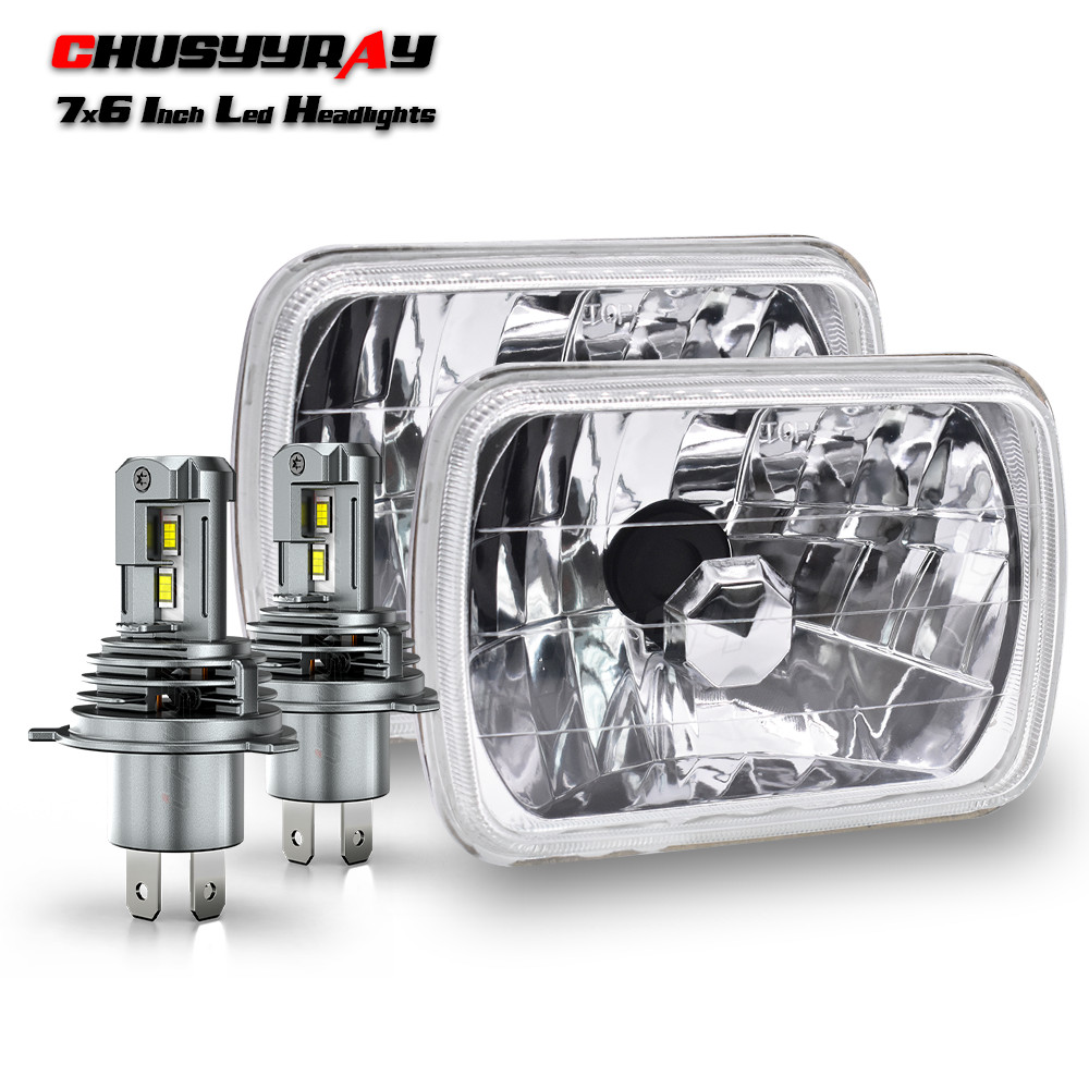 7×6″ inch Headlight Lamp Fit Silvia Gazelle 180SX AE86 FC3S Mr2 3570 CSP White