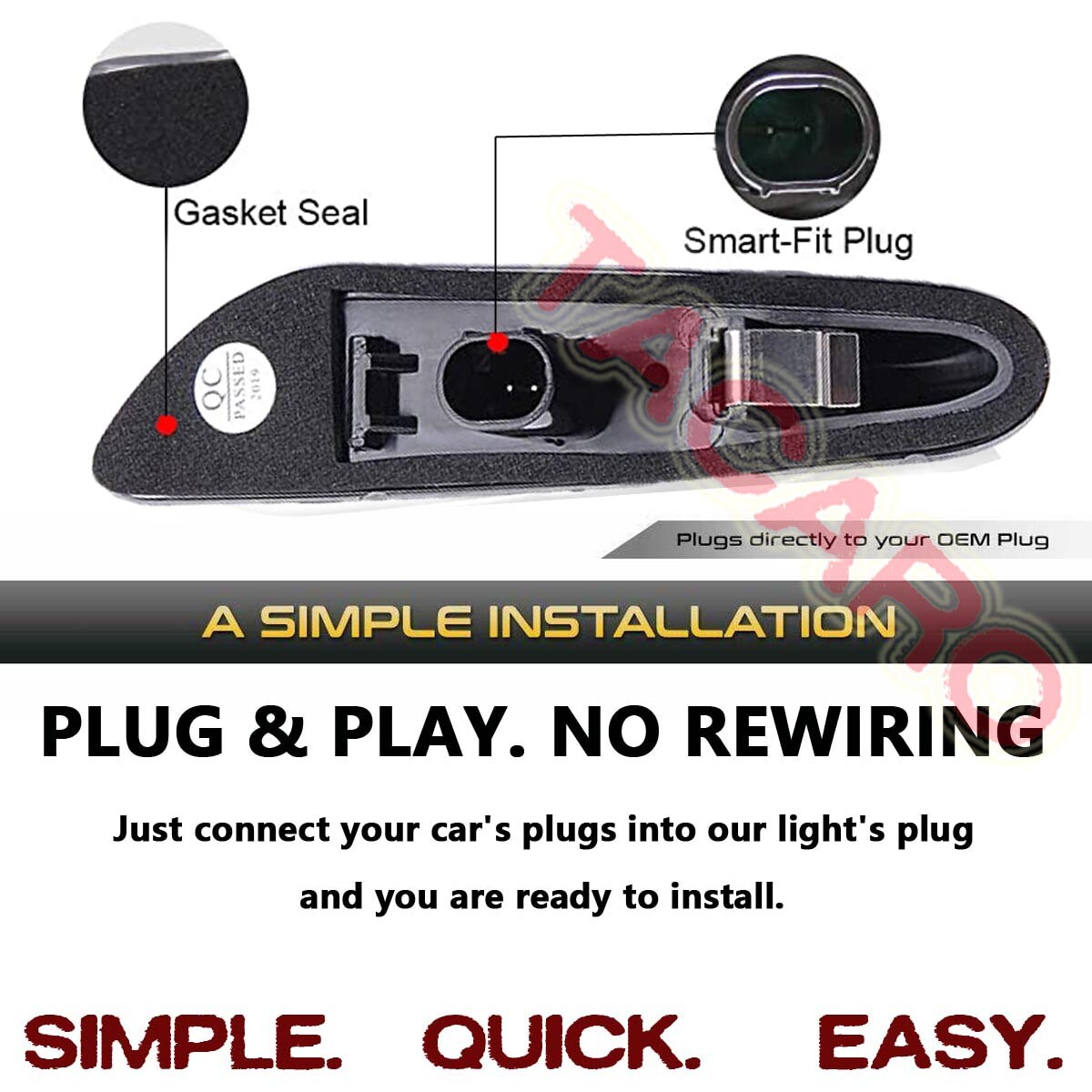 2X Sequential Turn Signal LED Side Marker Light For BMW E90 E91 E92 E93 E46 E60