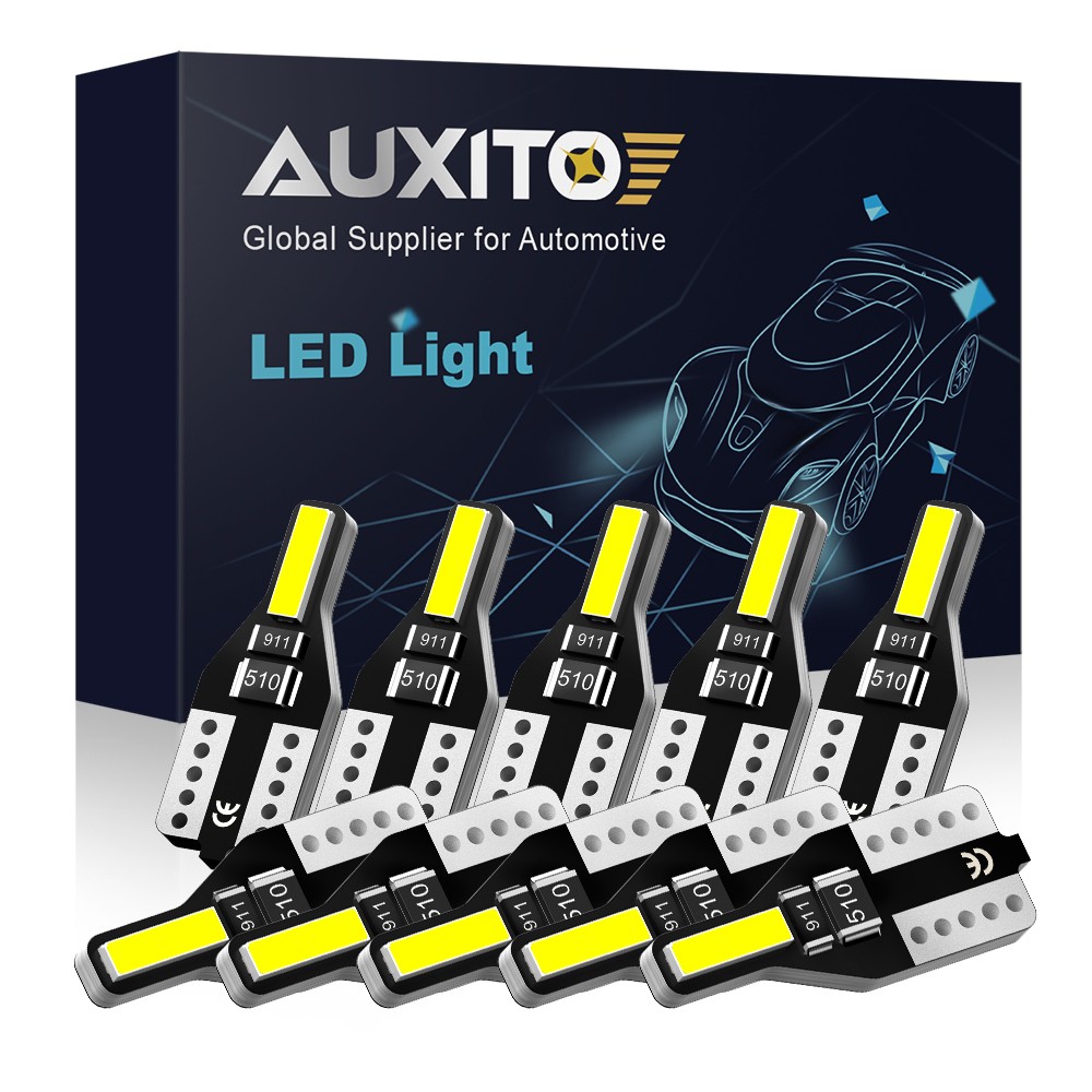 10x AUXITO Super White 194 2825 T10 Interior License Plate LED Light 1000LM