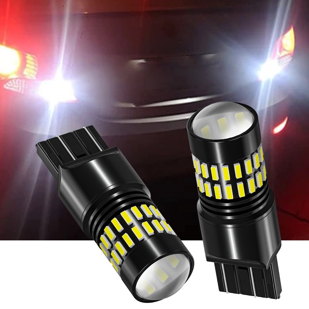 2X AUXITO 7443 7440 LED Back Reverse up Tail Signal Light Stop Light Bulb CANBUS