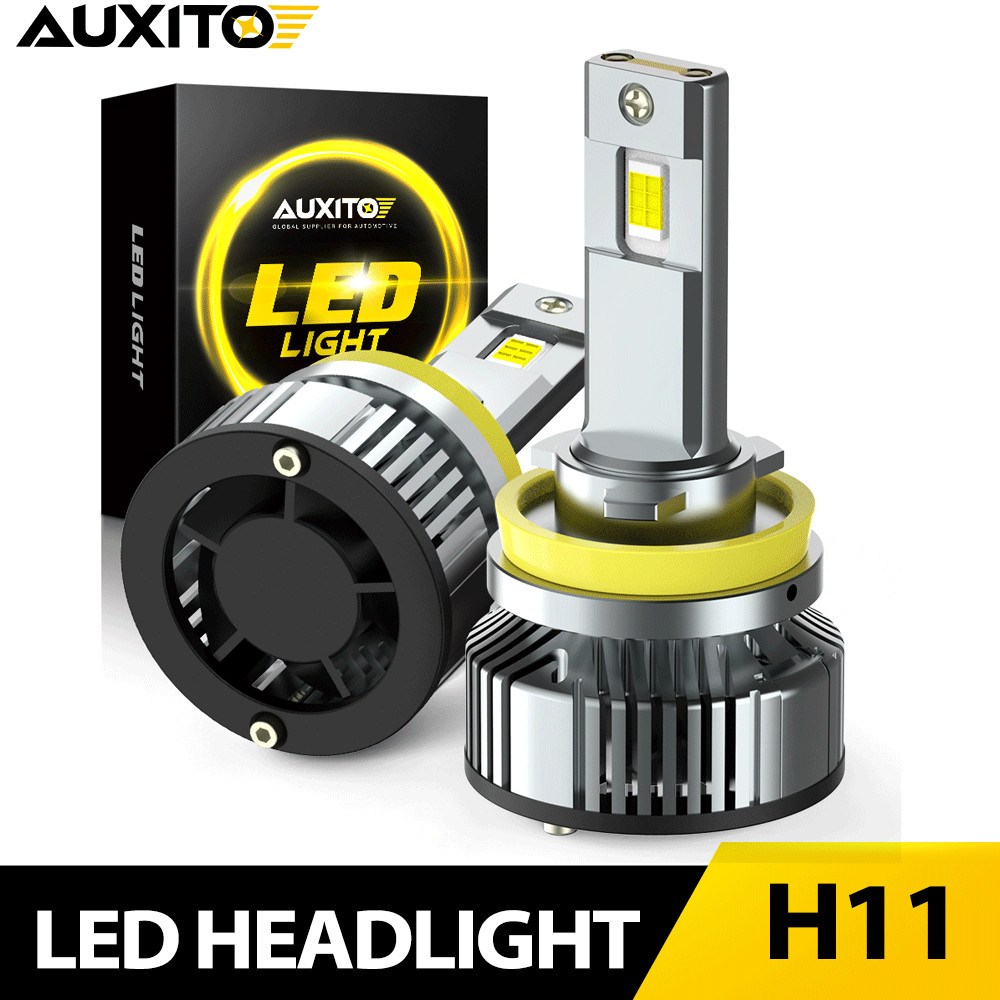 H11 LED Headlight Super Bulbs Bright 6500K White 40000LM HIGH/LOW BEAM 1-10Set