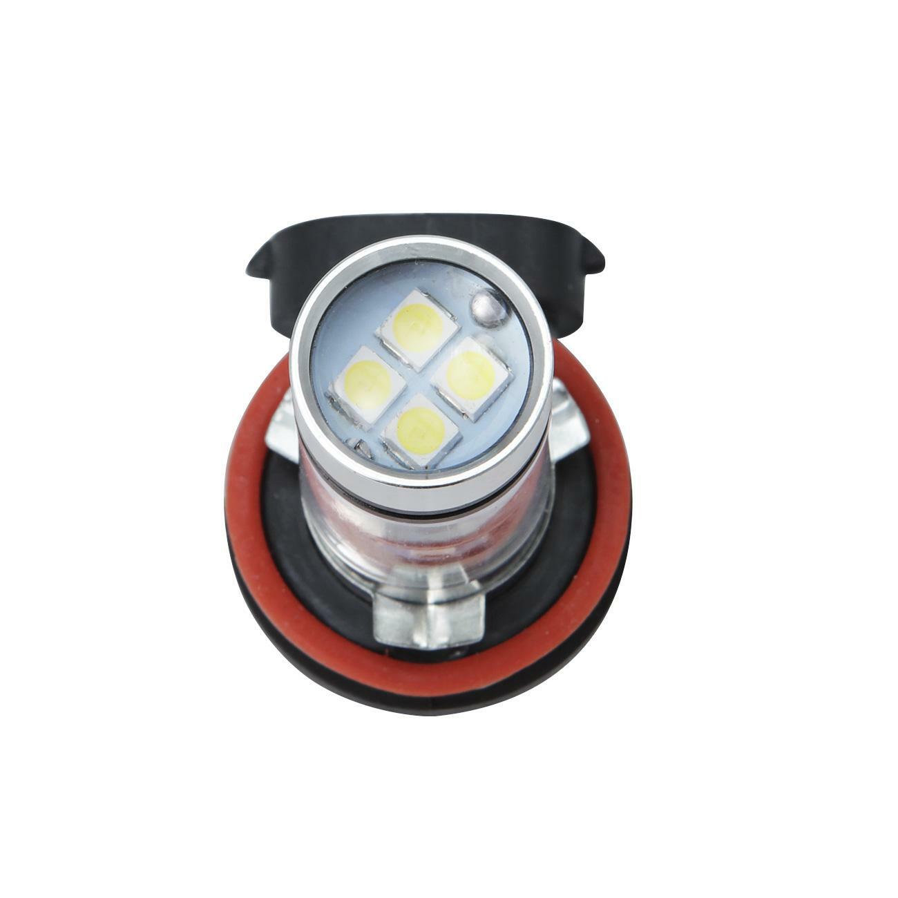 IRONWALLS H11 H8 H9 6000K White 100W High Power LED Fog Light Driving Bulb DRL
