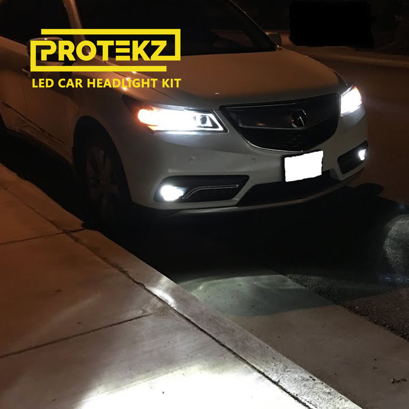 LED Headlight Kit H11 6000K White FogLight CREE Bulb for NISSAN Xterra 2005-2015