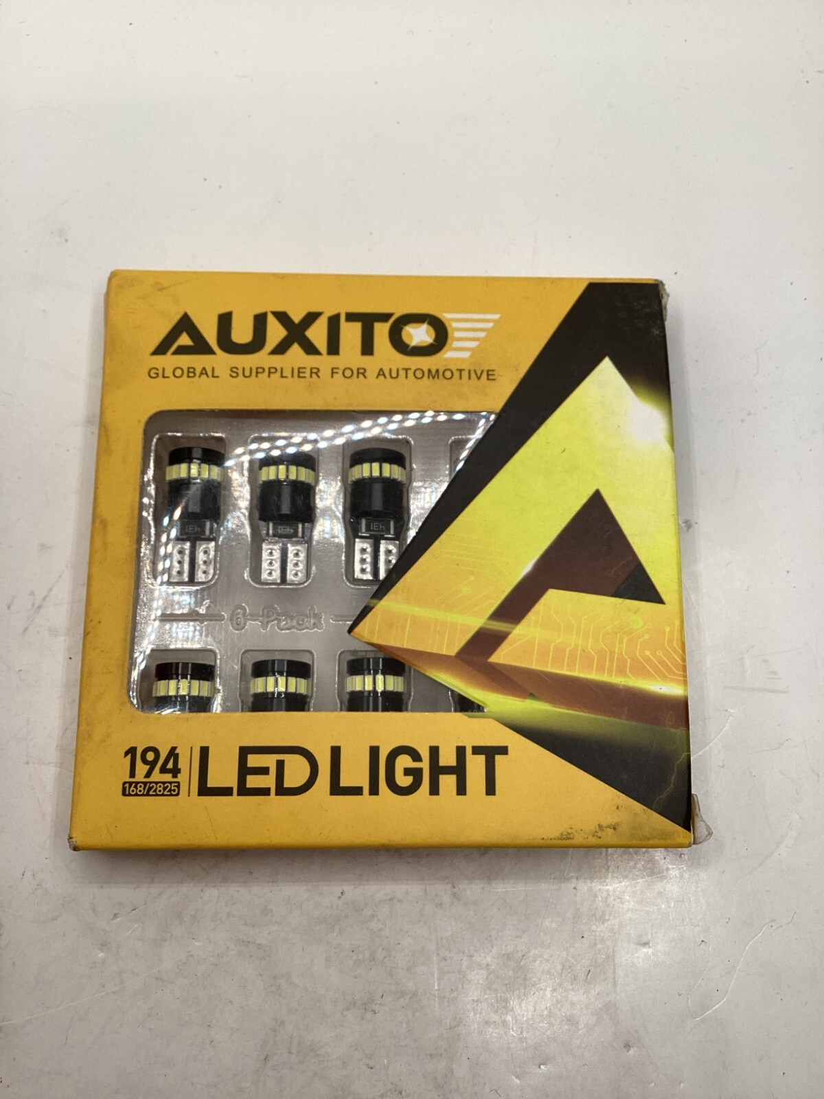 Pack of 10 Auxito 194 168/2825 LED License Side Marker Lights DC 12-24V