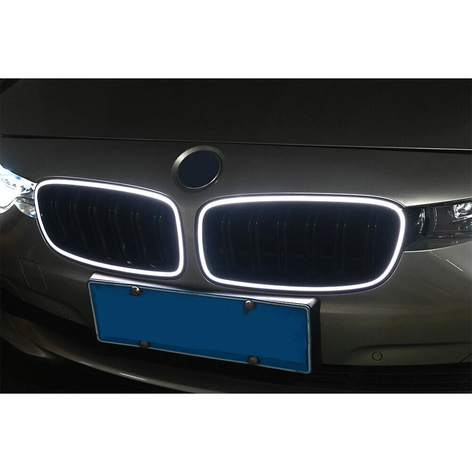 LED Light Front Kidney Grille Grill For BMW 5 Series F10 11 Grille Light 2014-17