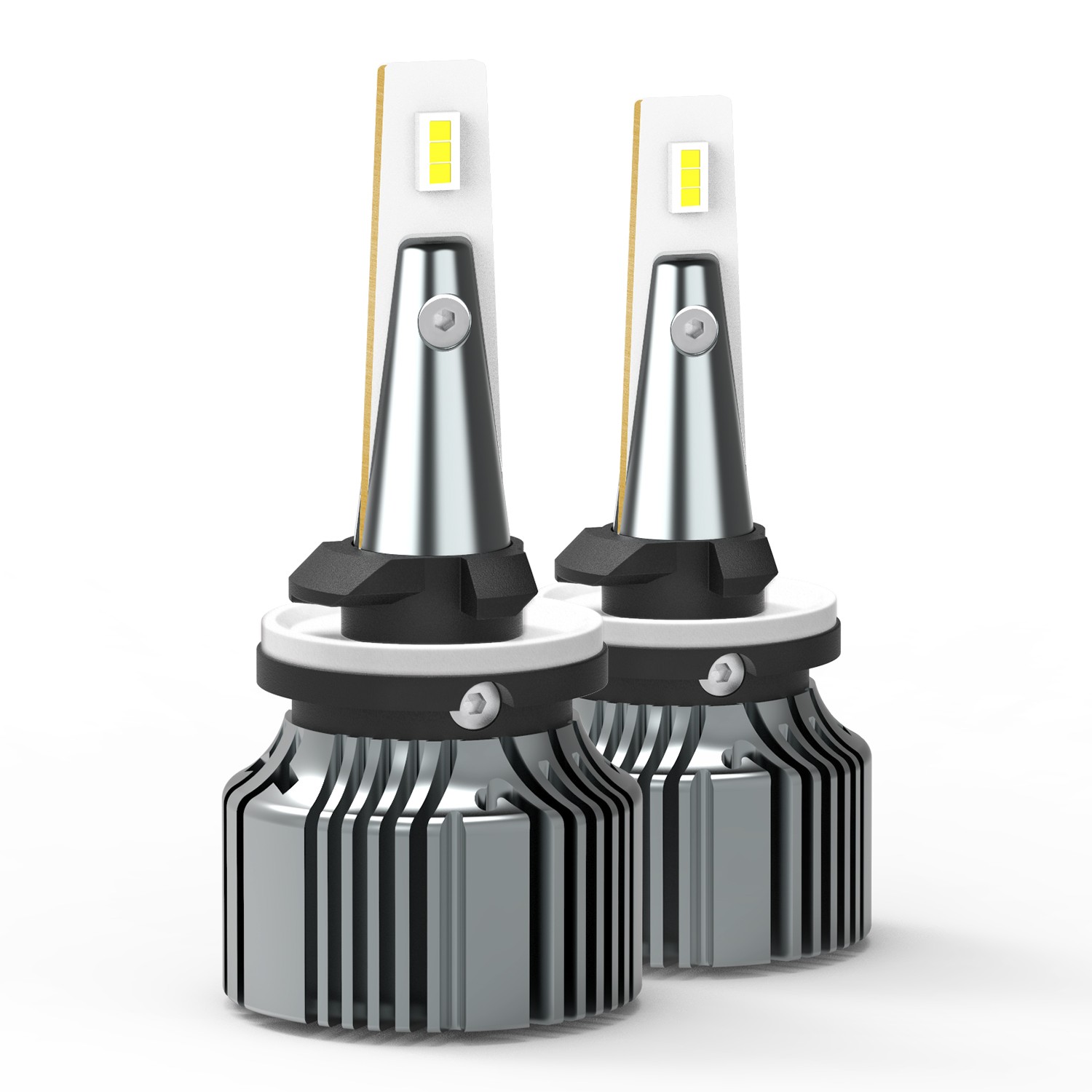 Fog Light Bulbs 6500k White Front Driving Lamps PAIR AUXITO I9 881 LED