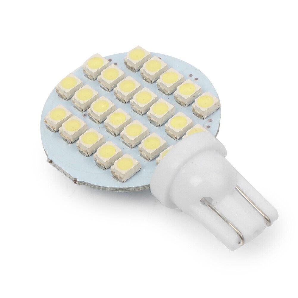 20x T10/921/194 RV Trailer Landscaping 24SMD Interior LED Light Bulb Super White