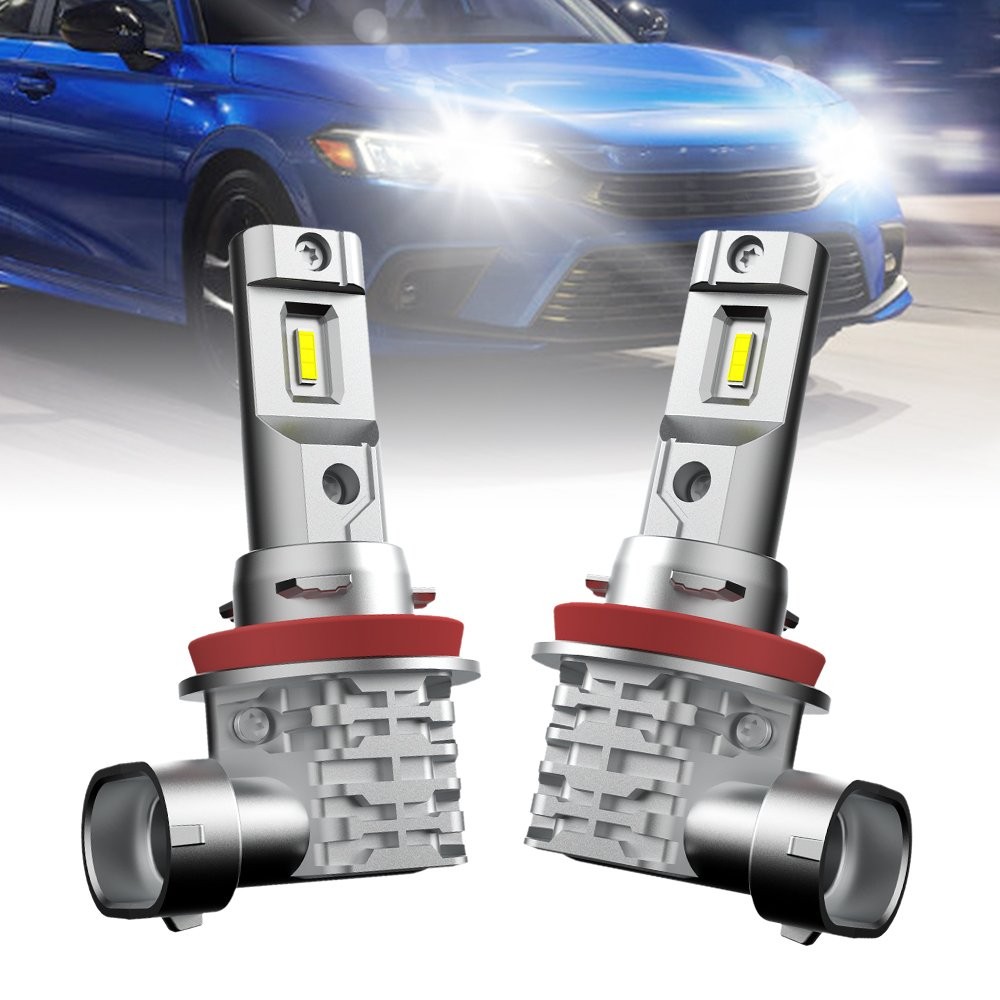 AUXITO H11 LED H8 Headlight Bulbs Kit Super Bright 360000LM Beam HIGH/LOW 6500K