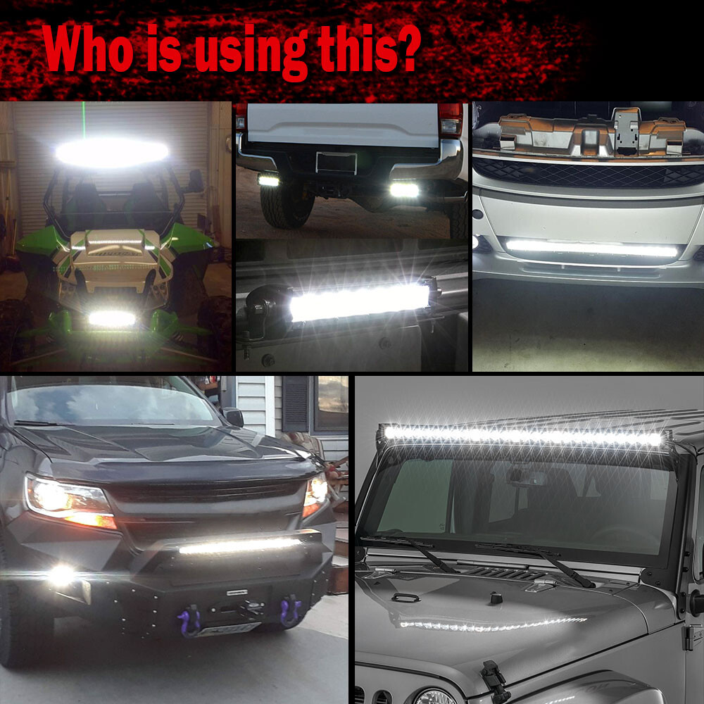 38 inch 720W Single Row Bumper LED Light Bar for GMC ATV Truck 234W 37″ 39″