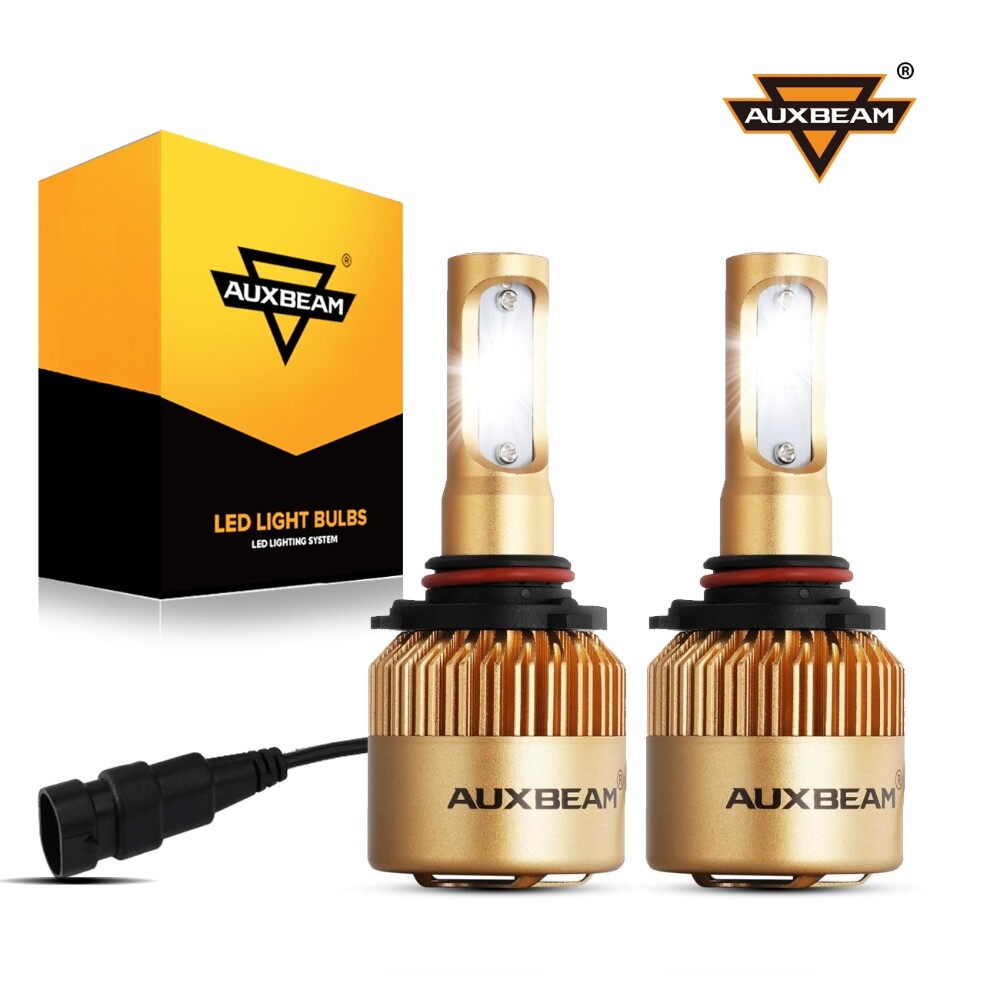 AUXBEAM 9005+H11+H10 914 LED Headlight+Fog Bulbs White For Ford F-150 2015-2023