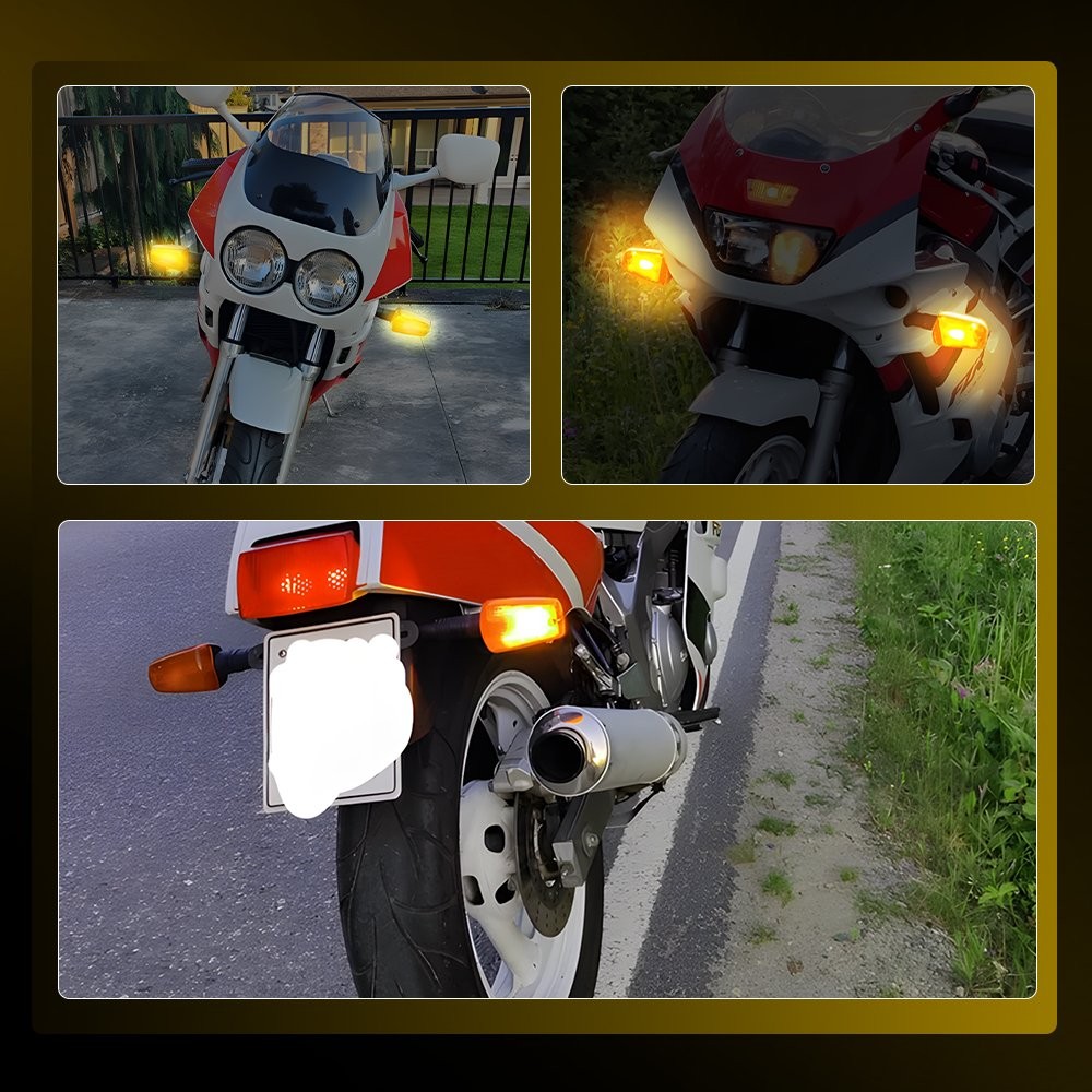 2-20 Motorcycle Turn Signal Indicator Blinker Light for Yamaha TW200 XT225 XT250