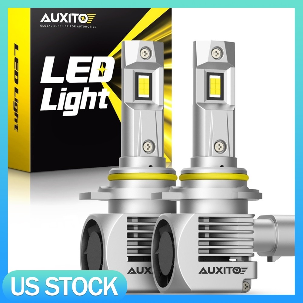 9012 HIR2 LED Headlight Bulbs 6500K Bright White 1:1 Size High Brightness