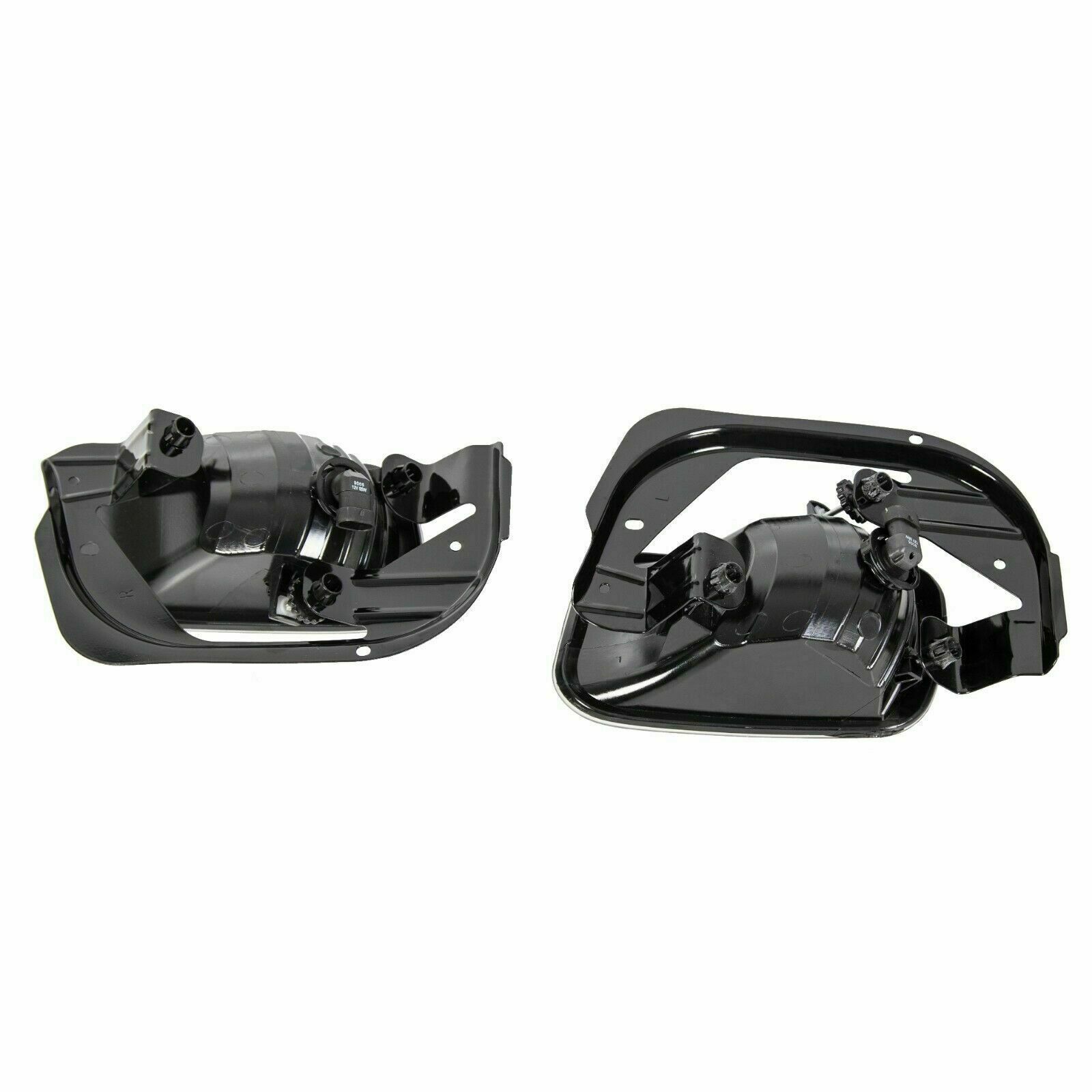 LH+RH Side Clear Lens Fog Lights W/Bulbs For Dodge Ram 1500 2500 3500 2009-2018