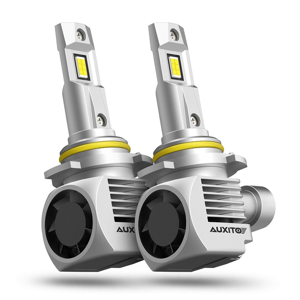 AUXITO 9005 LED Headlight Bulb High Low Beam Kit 6000K Super White Light 30000LM