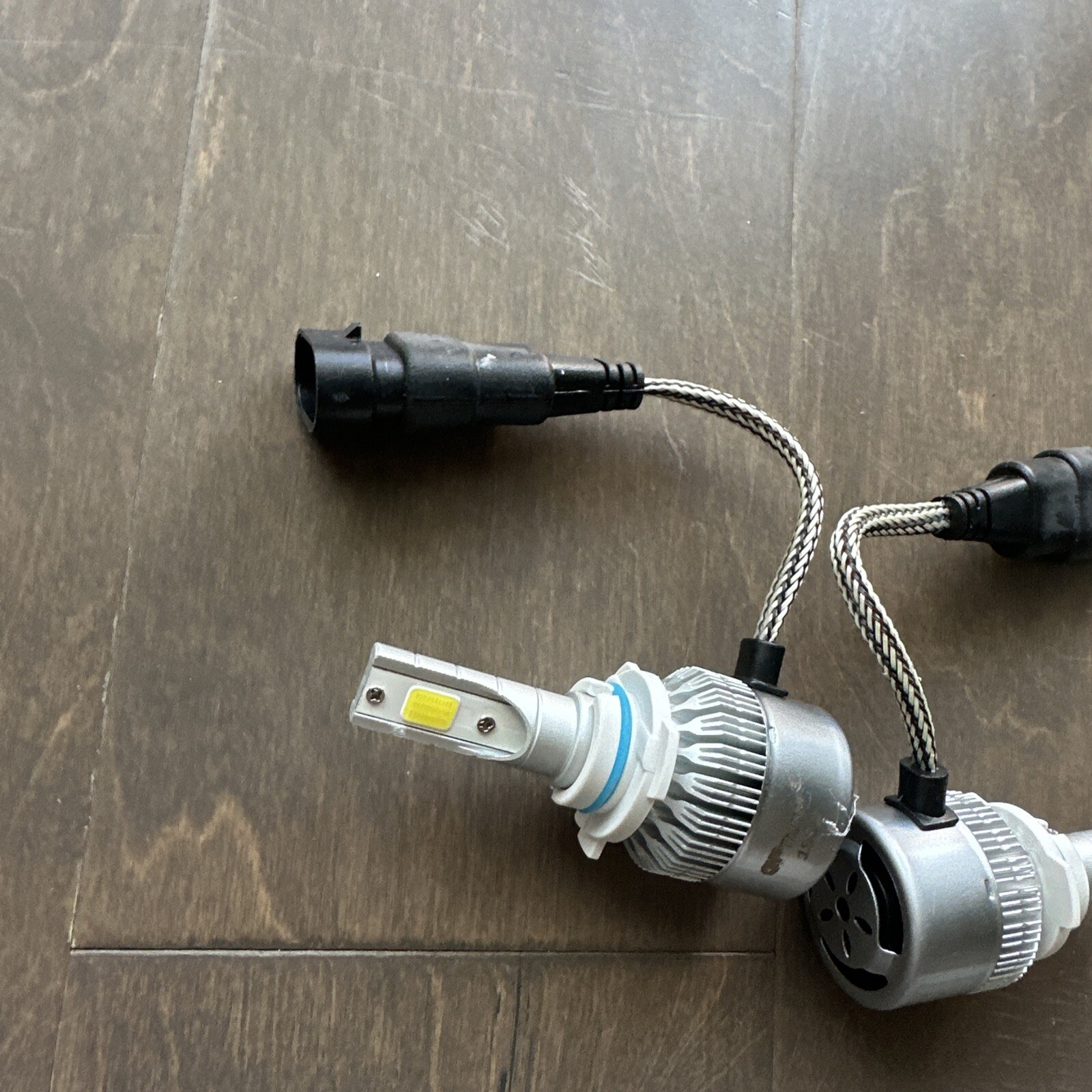 LED Headlight 6000K Super WHite DC 12-24V 40W 4000LM Standard Beam Set of 2