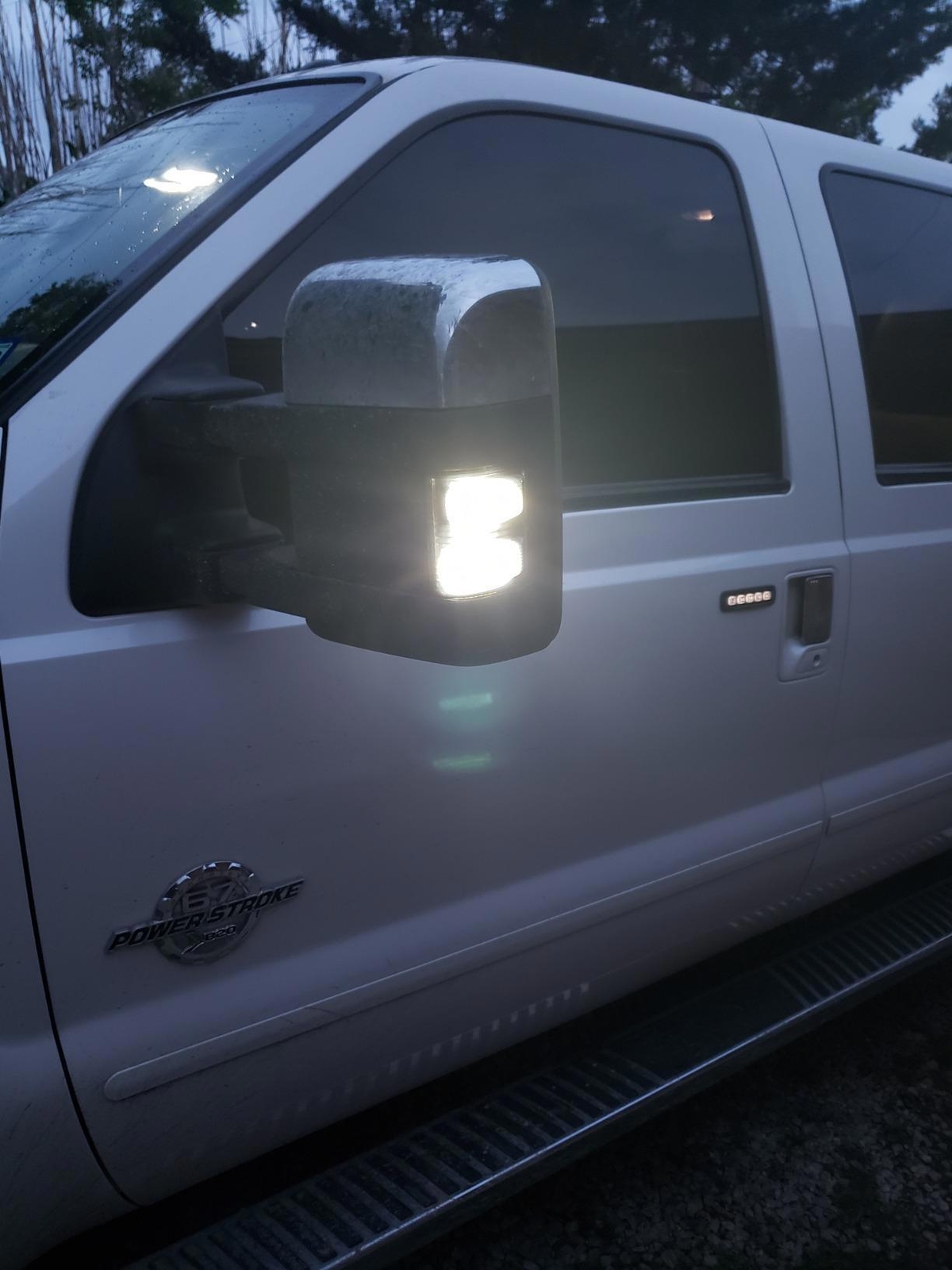 LED Side Mirror Marker Lights Lamp Clear For 2008-2016 Ford F250 F350 F450 F550
