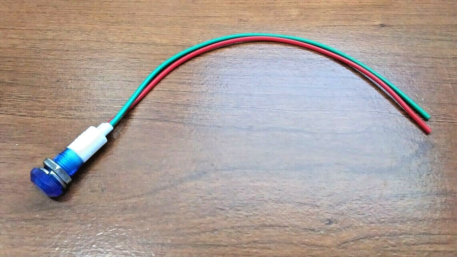 BBT 12 volt Waterproof Bright Blue LED Low-Profile Indicator Light
