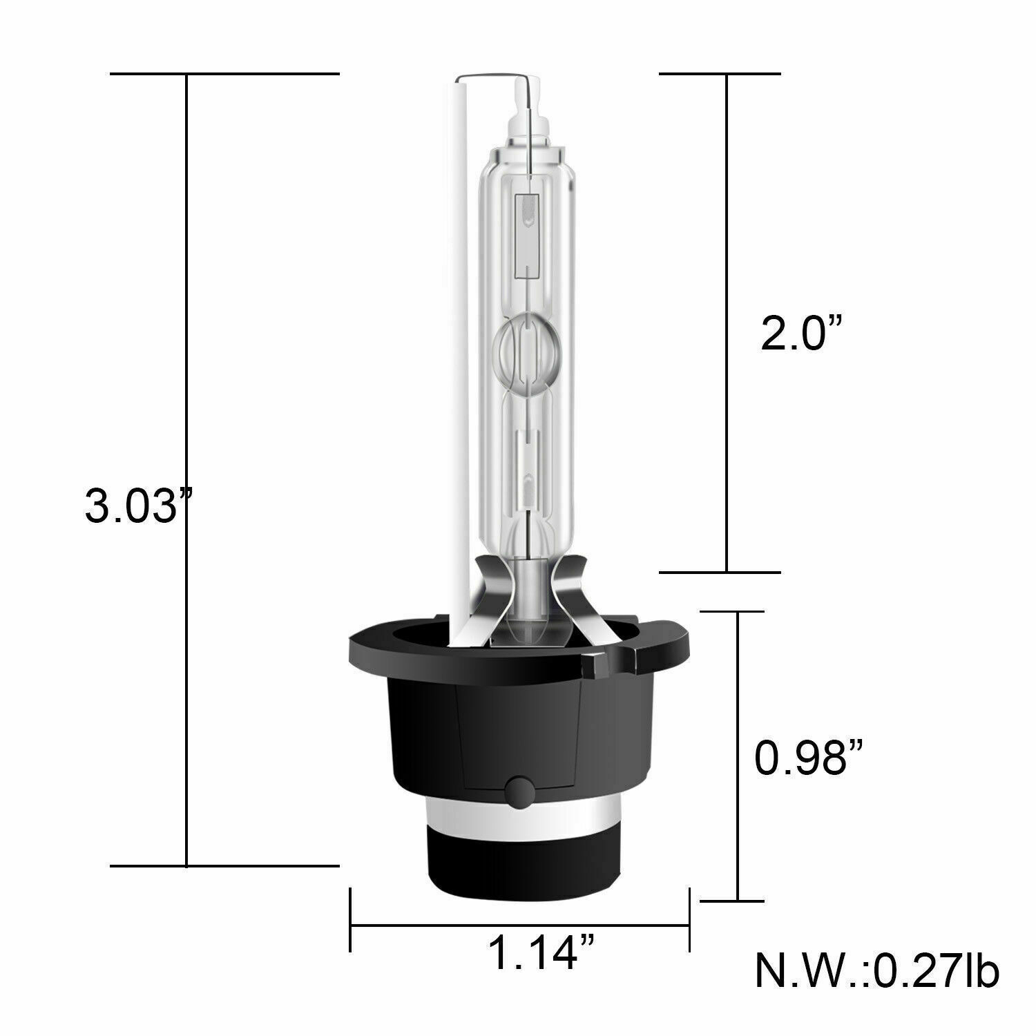 PAIR 6000K D2S D2R D2C HID Xenon Bulbs Factory Headlight HID Replacement