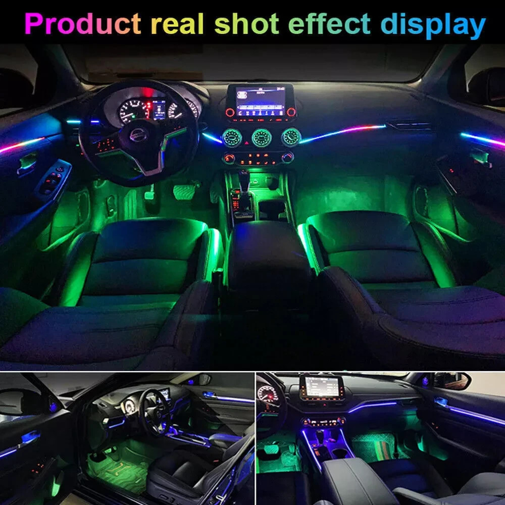 22 in 1 Full LED Bead Symphony Dream Car Interior Ambient Lighting Wireless Kit