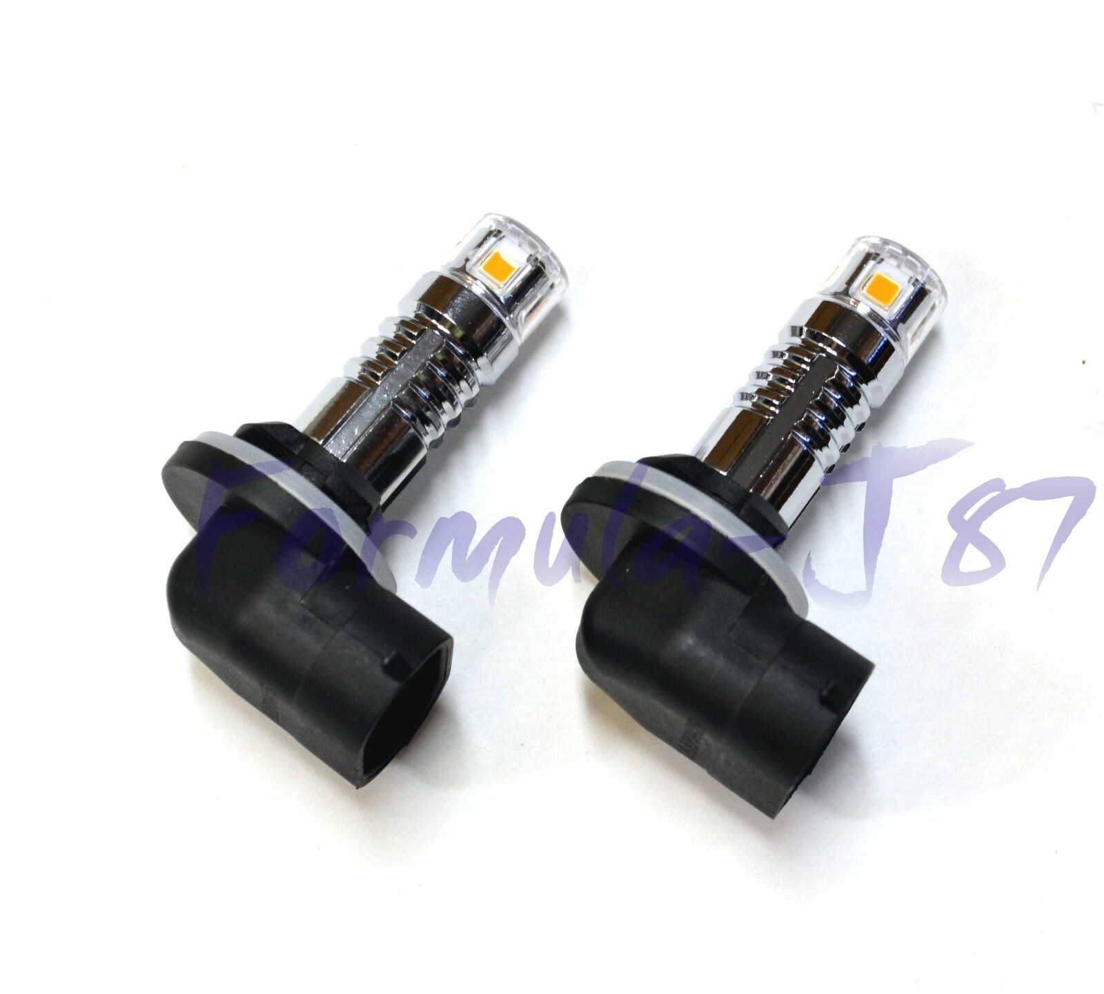 LED 20W 898 H27 Amber Two Bulbs Fog Light Replacement Upgrade Lamp Stock Fit OE